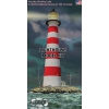 Plastikmodell – ATLANTIS Models 1:160 Leuchtturm mit Licht und Diorama-Basis – AMCL70779